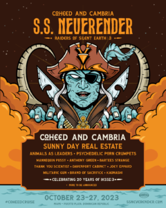 COHEED AND CAMBRIA RETURN TO SEA WITH 2ND 'S.S. NEVERENDER CRUISE - RAIDERS OF SILENT EARTH:3'