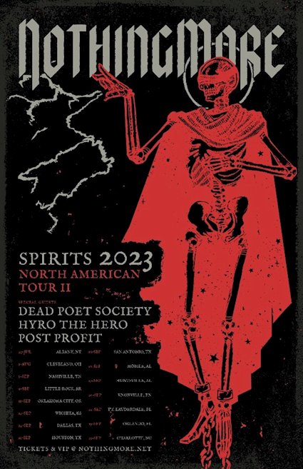 NOTHING MORE ANNOUNCE “SPIRITS 2023” FALL HEADLINING TOUR