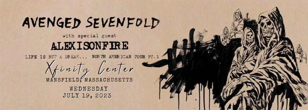 Avenged Sevenfold 2023 Tour Poster