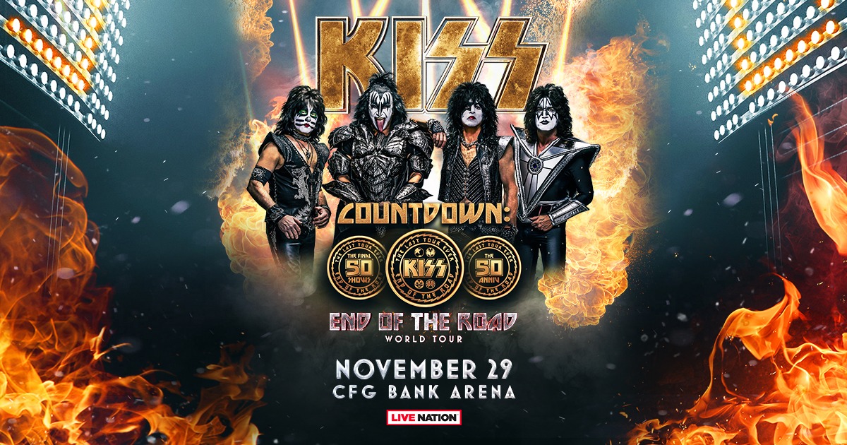 Kiss Performs Tenth And Final Show In Baltimore, MD 11-29-2023