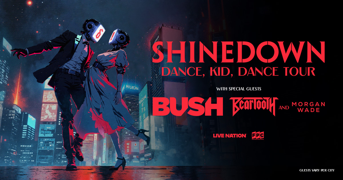 SHINEDOWN ANNOUNCES 2025 DANCE, KID, DANCE TOUR WITH SUPPORT FROM