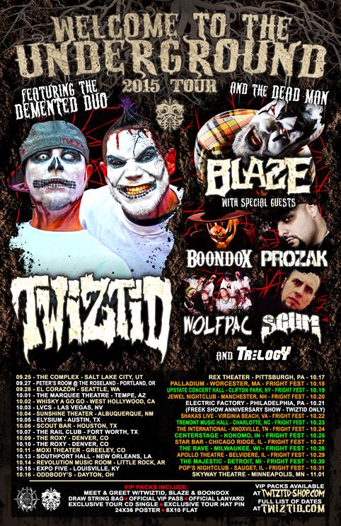 TWIZTID Announces NEW YEARS EVIL 8 + Releases 15th Annual FREEK SHOW Trailer