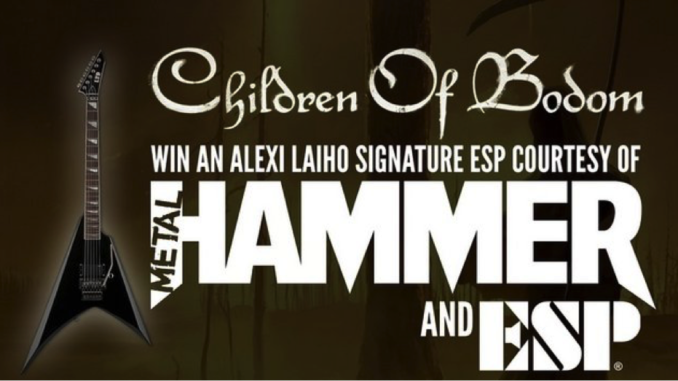 CHILDREN OF BODOM | ALEXI LAIHO SIGNATURE ESP ELECTRIC GUITAR UP FOR GRABS ON METAL HAMMER!