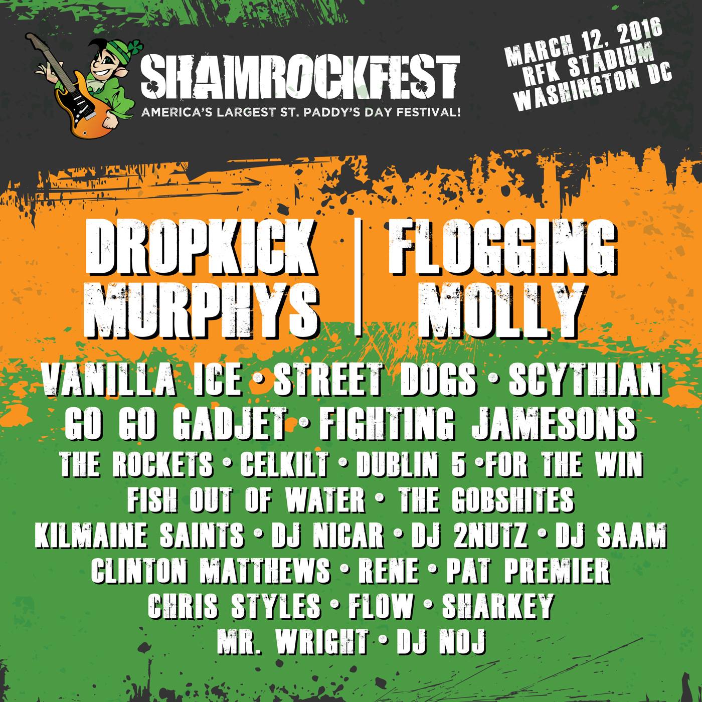 Shamrock Fest 2016 Lineup Announced