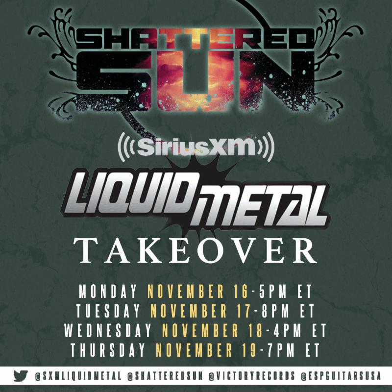 SHATTERED SUN Announces Fundraiser Shows  + Sirius XM Liquid Metal Takeover Happening Now!