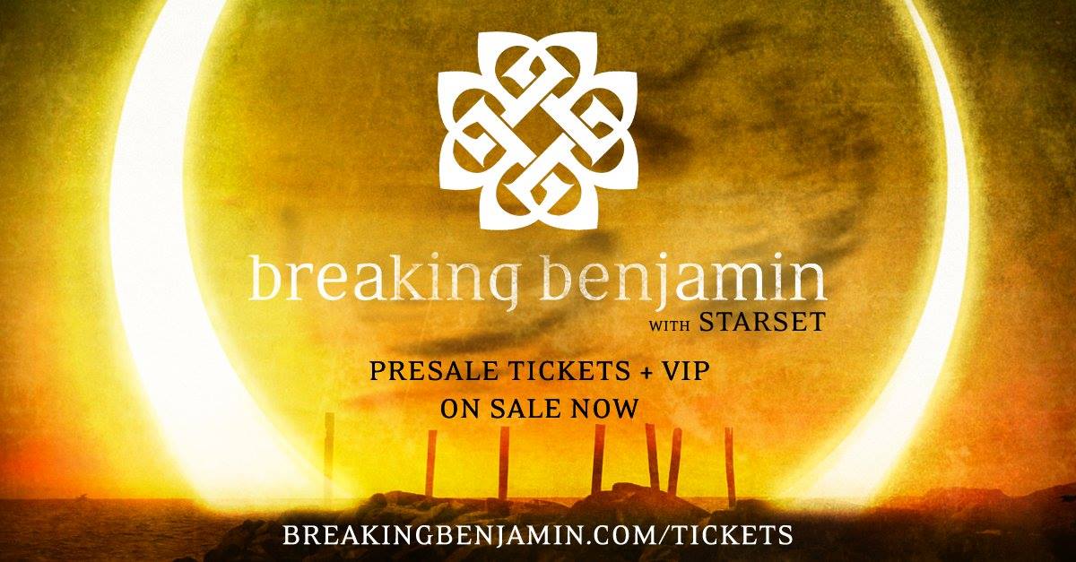 Breaking Benjamin Spring Tour Announced