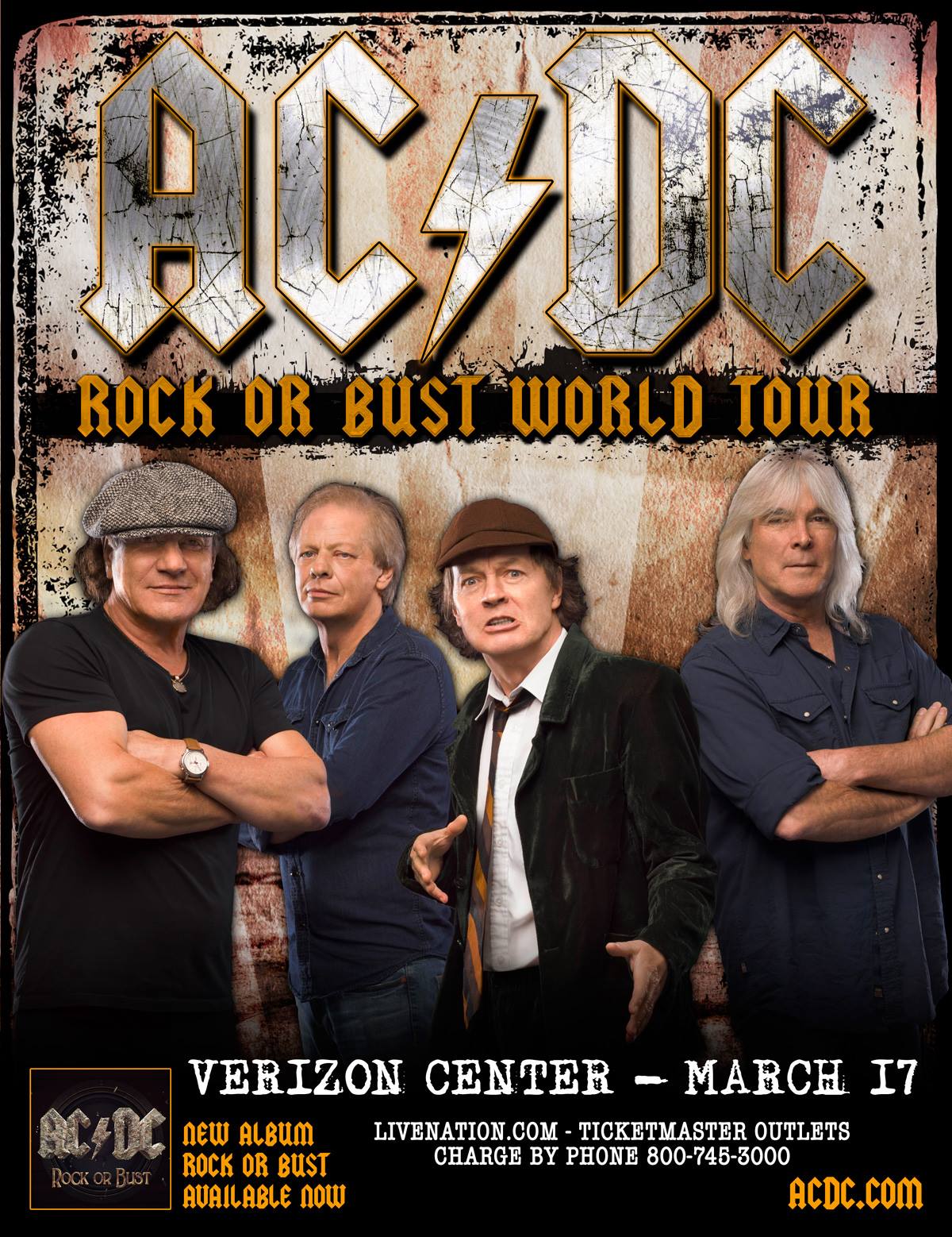 JUST ANNOUNCED: AC/DC - Verizon Center - March 17, 2016