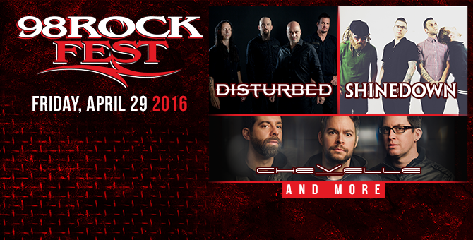 98 Rock Fest Announced, Tickets On Sale Now.
