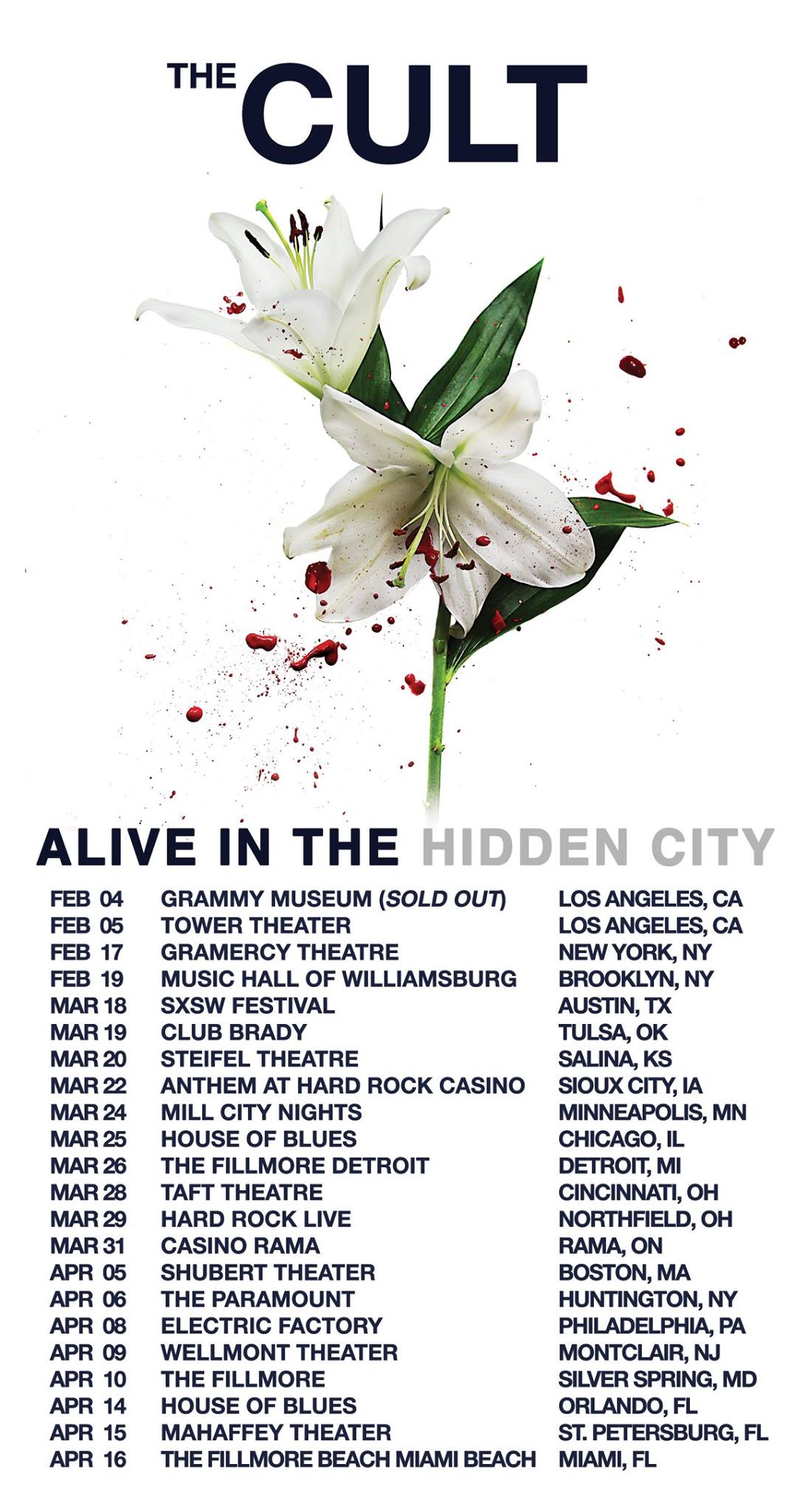 The Cult Presents: ‘ALIVE IN THE HIDDEN CITY.'