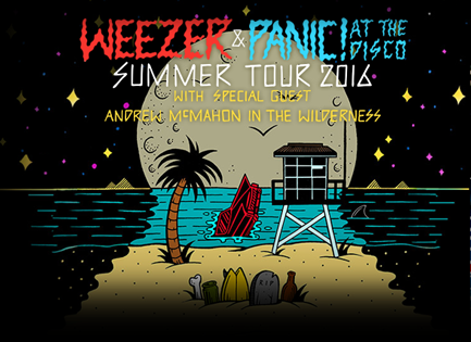 The Weezer + Panic! At The Disco Summer 2016 Tour Dates