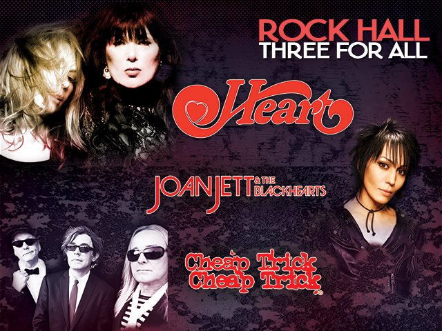 The Rock Hall Three For All Tour To Feature Heart, Joan Jett & The Blackhearts and Cheap Trick