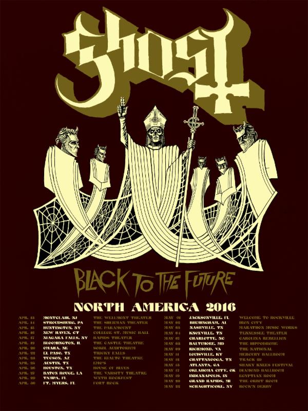 GHOST Announces Spring U.S. Headlining Tour