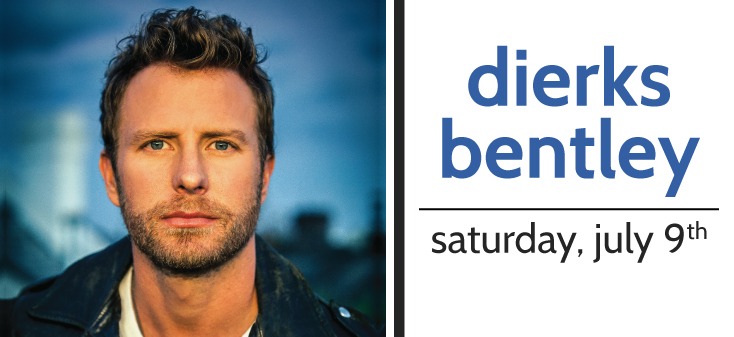 Dierks Bentley Joins The Lineup For The 2016 Common Ground Music Festival!