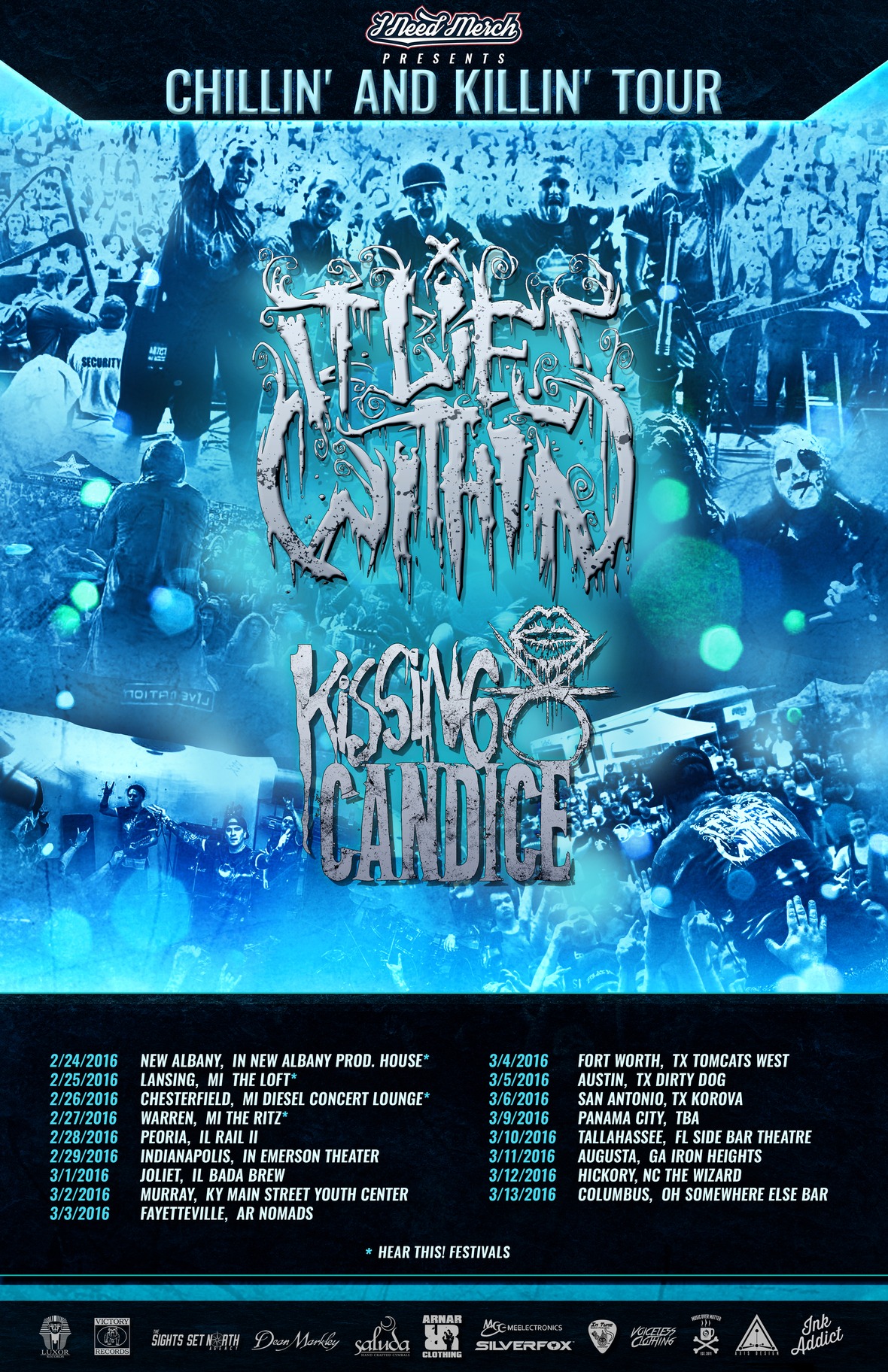 It Lies Within Announce Tour w/ Kissing Candice