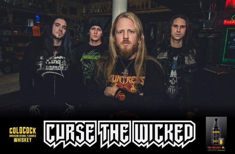 CURSE THE WICKED Announce Their COLDCOCK Whiskey Sponsorship with Their New Music Video for the Track "Eons of Existence"