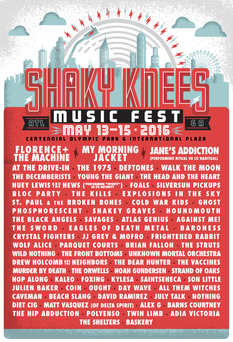 The Shaky Knees Music festival Lineup Is Here!