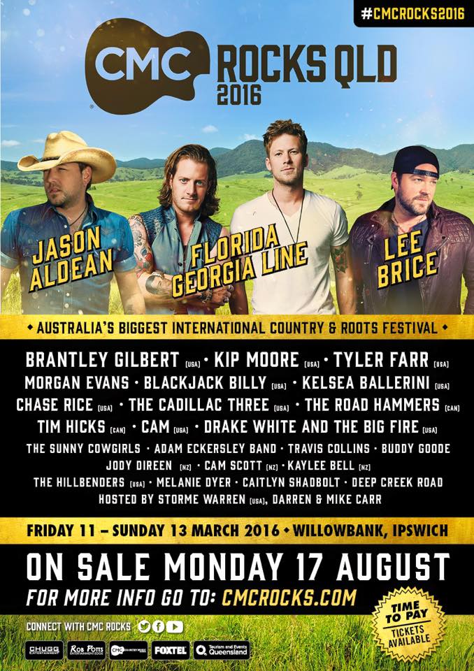 CMC ROCKS QLD COUNTRY MUSIC FESTIVAL IS OFFICIALLY SOLD OUT