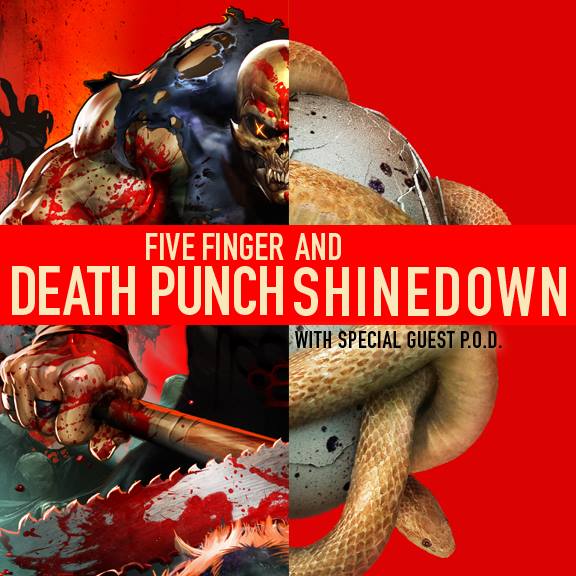 Five Finger Death Punch And Shinedown Team Up On Co-Headlining Tour