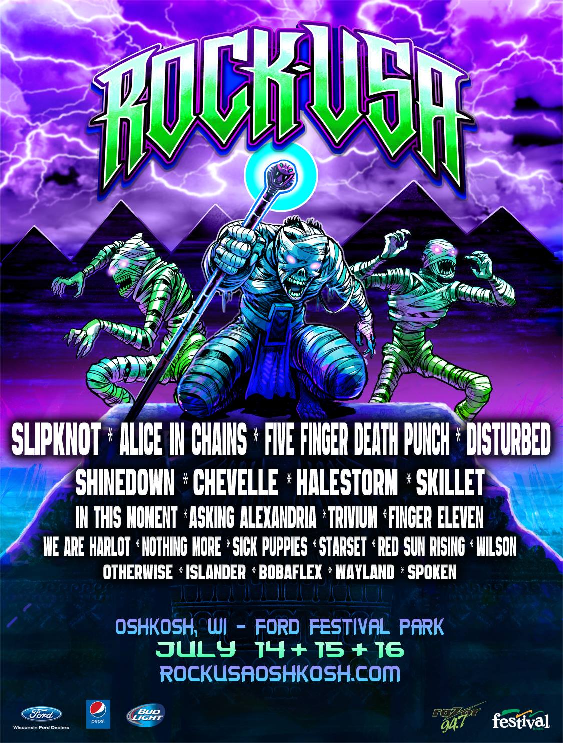 Rock USA Lineup Announced! Side Stage Magazine