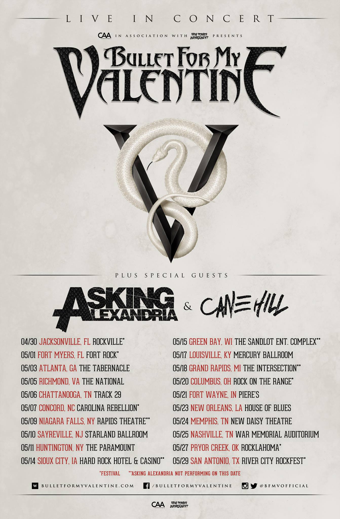 Bullet For My Valentine Announce Another Tour With Asking Alexandria