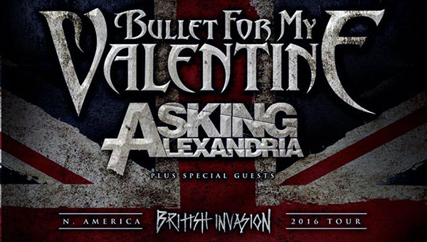 Bullet For My Valentine Live @ The Fillmore Silver Spring 3/1/2016