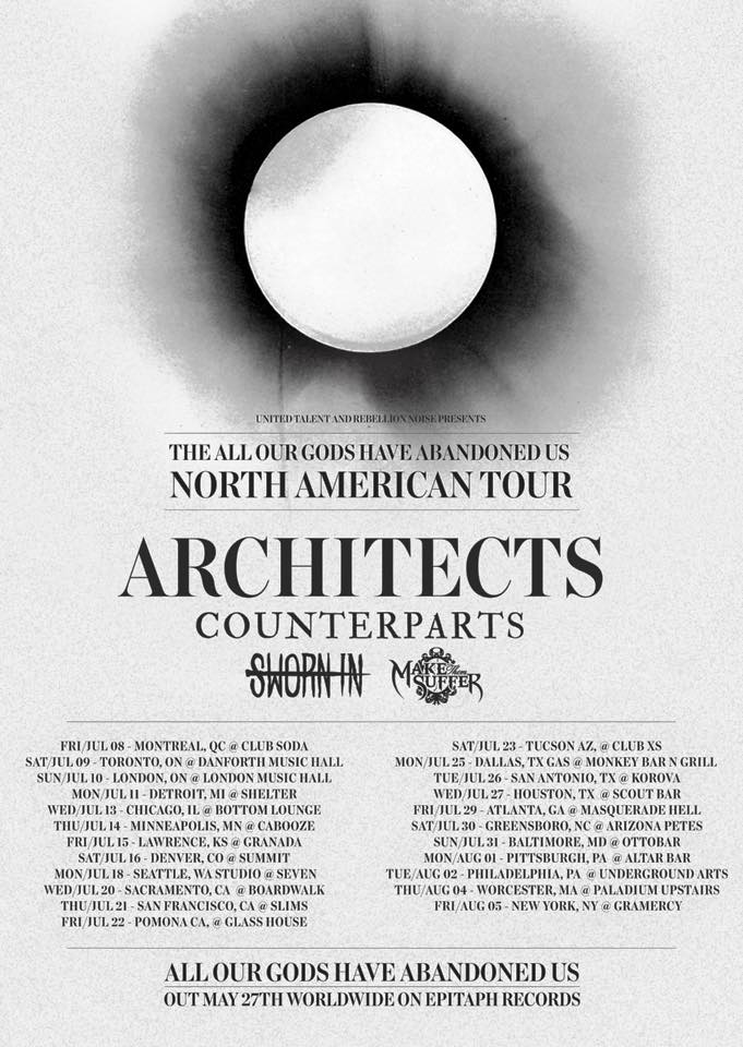 Architects (UK) Announce Summer Tour Dates