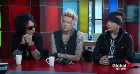 Sixx:A.M. release #ReasontoRise video in connection with the first single ³Rise² of the bands forthcoming album (Vol. 1) Prayers For The Damned