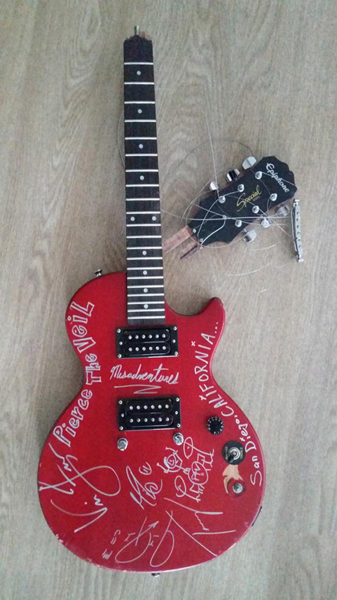 Piece The Veil, UK/Euro Tour, Guitar Auction for Charity