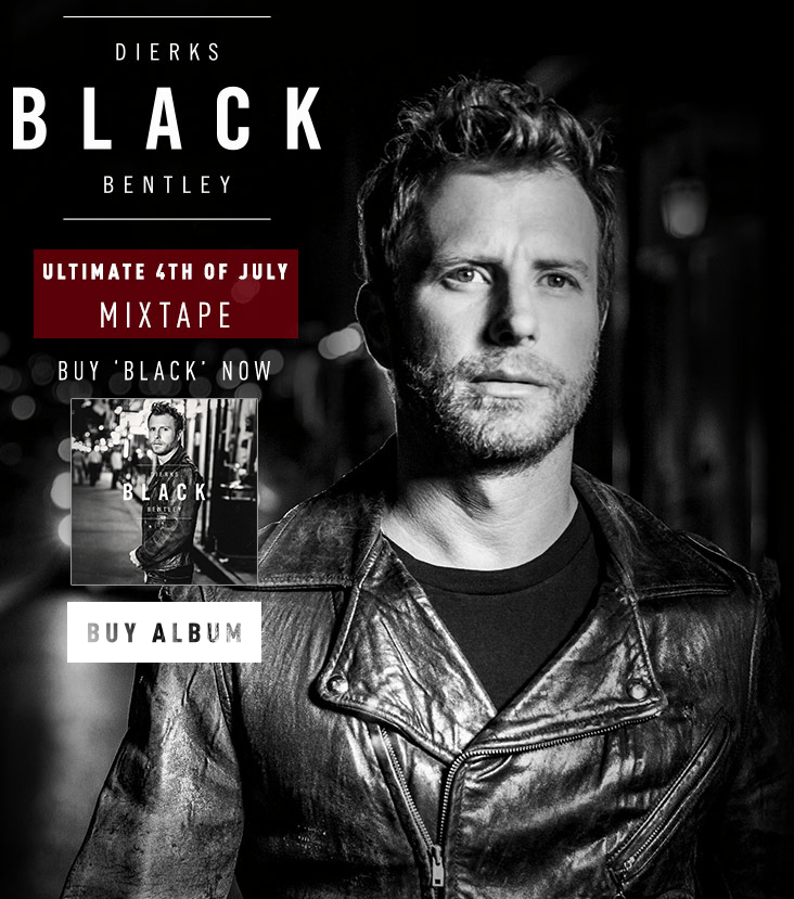 Stream Dierks Bentley's Ultimate 4th of July Mixtape Exclusively on Pandora