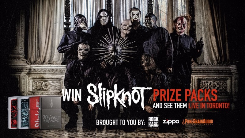Chance to Win Slipknot Tickets, Zippo & vinyl on PureGrainAudio