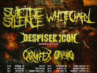 Whitechapel reveals second round of confirmed dates for co-headlining USA tour with Suicide Silence this fall