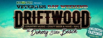 Thousands Turn Out For Driftwood At Doheny State Beach Nov. 12 In Dana Point, CA For Craft Beer & Wine Tasting, BBQ & Music