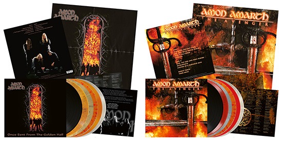 Amon Amarth: 'Once Sent from the Golden Hall' And 'The Avenger' LP Re-Issues Now Available Via Metal Blade Records