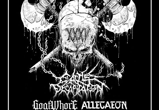 Whitechapel, Cattle Decapitation, Goatwhore, and Allegaeon To Tour The USA This Spring, Celebrating Metal Blade Records' 35th Anniversary