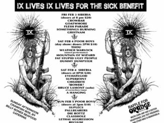 EYEHATEGOD: IX Lives IX Lives For The Sick Benefit Update - Day-To-Day Lineup Posted