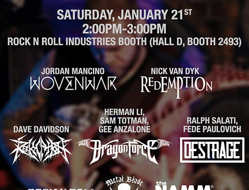 Metal Blade Records Announces Artist Signing Hour At NAMM 2017