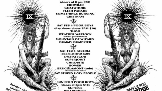 EYEHATEGOD: For The Sick Benefit To Take Place In NOLA This Weekend; Guest Vocalists Announced + Mike IX Williams To Return To The Stage For Berserker