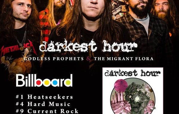 Darkest Hour's Godless Prophets & The Migrant Flora Takes #1 on Billboard Heatseekers Chart