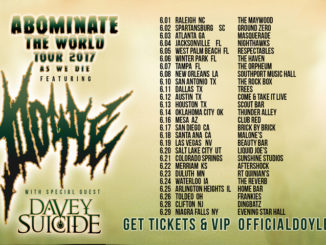 Legendary MISFITS Guitarist Doyle Wolfgang Von Frankenstein Announces Upcoming 'Abominate The World Tour 2017'