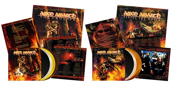 Amon Amarth: 'The Crusher' and 'Versus The World' LP Re-Issues Now Available via Metal Blade Records