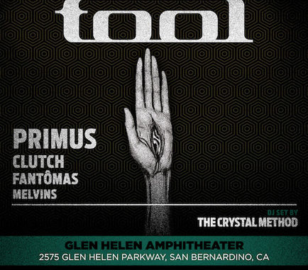 Clutch & Fantomas Join Lineup For Tool's Only Southern California Show June 24 At Glen Helen Amphitheater