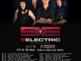 Alt-Rockers 9ELECTRIC to Kick Off North American Headline Tour on August 12 in Las Vegas