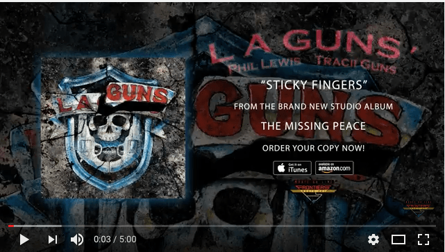 L.A. Guns Have "Sticky Fingers" With New Song