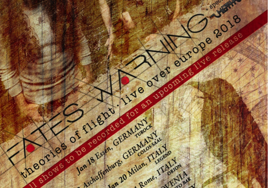 FATES WARNING - Launch tour trailer for January 2018 dates; To mix live album with Jens Bogren!
