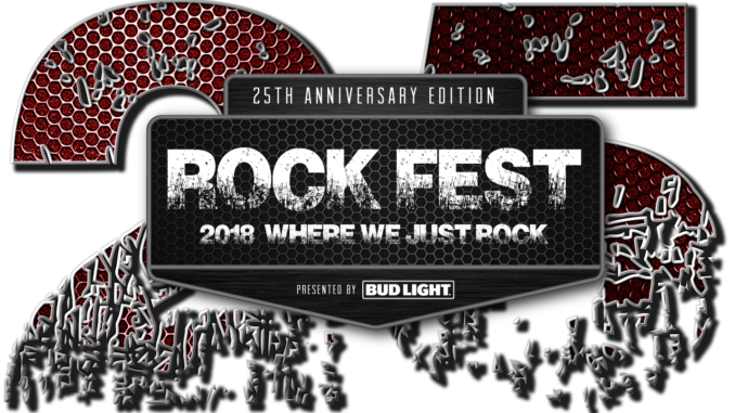 Rock Fest Lineup: 25th Anniversary