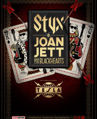 STYX, JOAN JETT & THE BLACKHEARTS To Co-Headline U.S. Summer Tour Kicking Off May 30 With TESLA