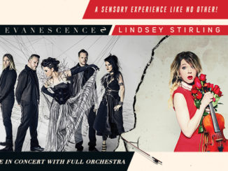 EVANESCENCE AND LINDSEY STIRLING ANNOUNCE NORTH AMERICAN CO-HEADLINE AMPHITHEATER TOUR