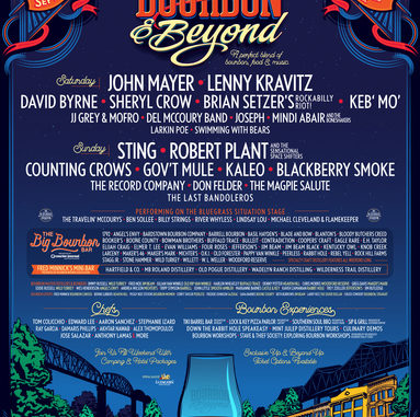 Bourbon & Beyond: Sting, John Mayer, Robert Plant Lead Music Lineup For Bourbon, Food & Music Festival In Louisville September 22 & 23