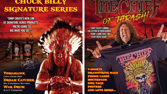 TESTAMENT Vocalist Chuck Billy Expands "The Chief" Signature Vaporizer Line with New Products