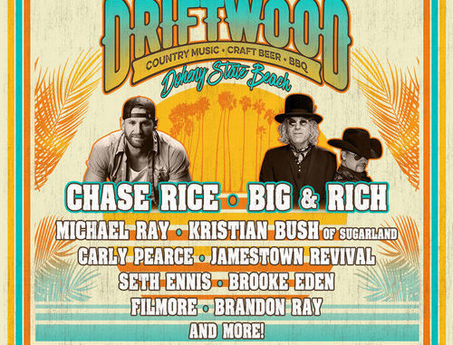 Go Country 105 Presents Driftwood: Country Music, Craft Beer & BBQ Festival, Nov 10-11 At Doheny State Beach With Chase Rice, Big & Rich, Michael Ray, Kristian Bush (of Sugarland), Carly Pearce & More